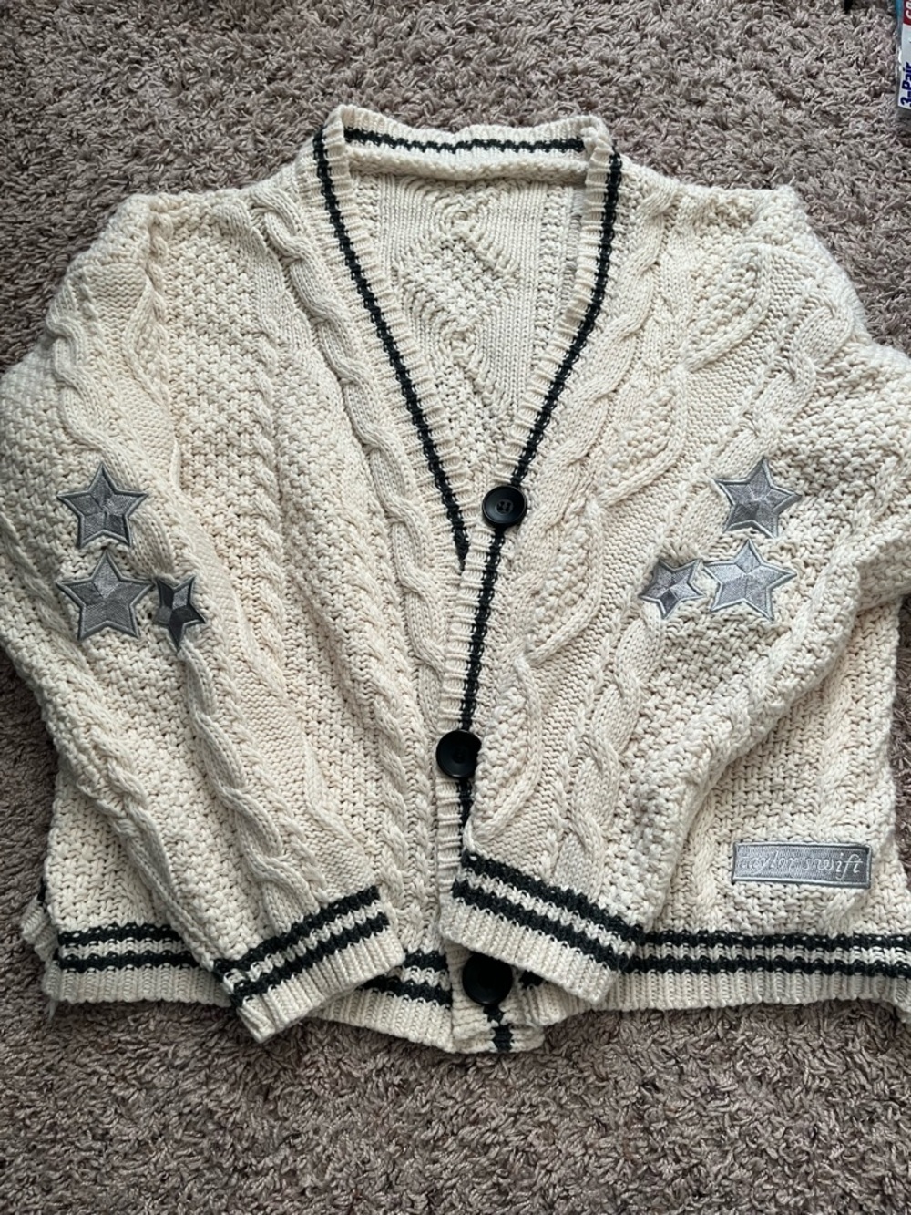 Taylor Swift Folklore Cardigan with TS Patch